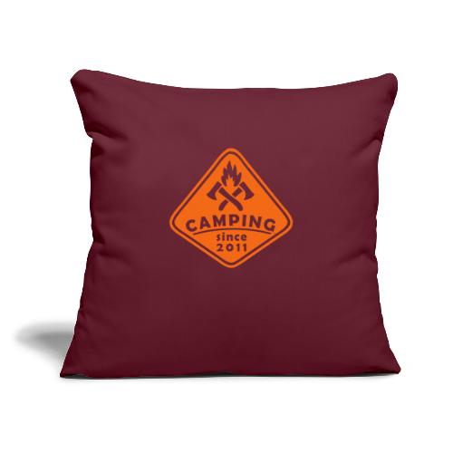Campfire 2011 - Throw Pillow Cover 17.5” x 17.5”