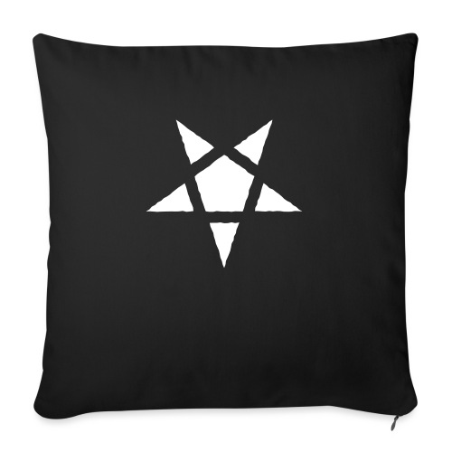 Rugged Pentagram - Throw Pillow Cover 17.5” x 17.5”