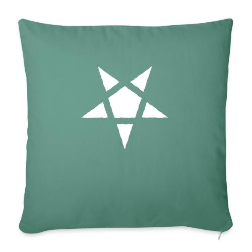 Rugged Pentagram - Throw Pillow Cover 17.5” x 17.5”