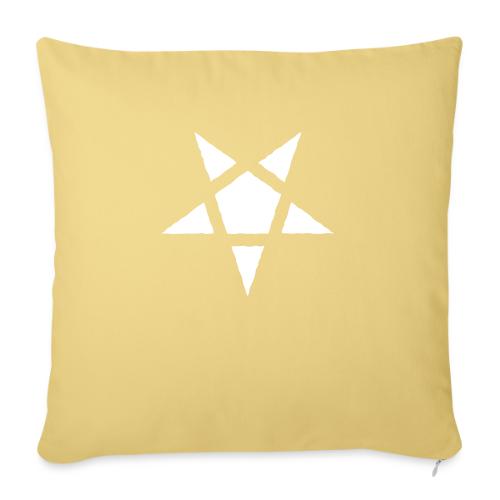 Rugged Pentagram - Throw Pillow Cover 17.5” x 17.5”