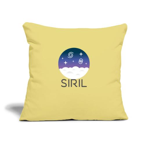 Siril logo 2021 - Throw Pillow Cover 17.5” x 17.5”