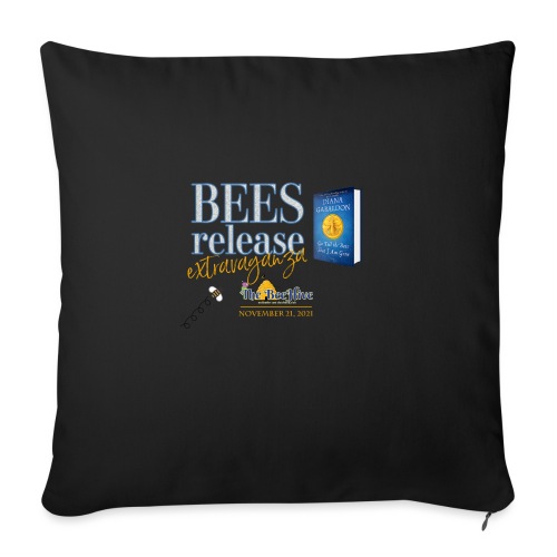 Bees Release Extravaganza (BeeHive) - Throw Pillow Cover 17.5” x 17.5”