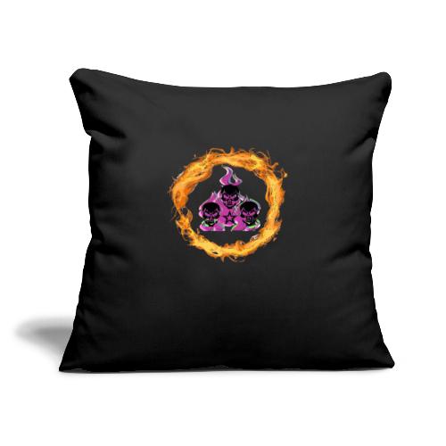 revamped logo - Throw Pillow Cover 17.5” x 17.5”