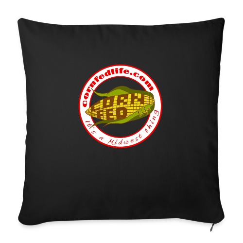 Corn Fed Circle - Throw Pillow Cover 17.5” x 17.5”