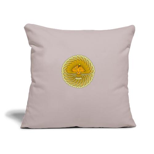 Farvahar Colorful Circle - Throw Pillow Cover 17.5” x 17.5”