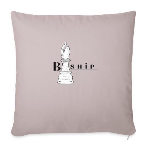 Biship - Throw Pillow Cover 17.5” x 17.5”