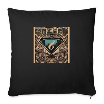 Zoo York Street Art - Throw Pillow Cover 17.5” x 17.5” - black - Front