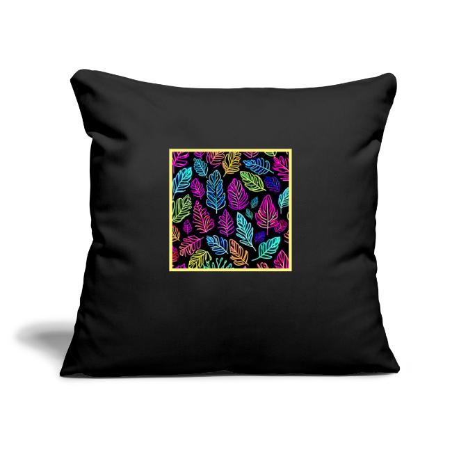 Luminous Foliage Tapestry: Neon Leaves Symphony