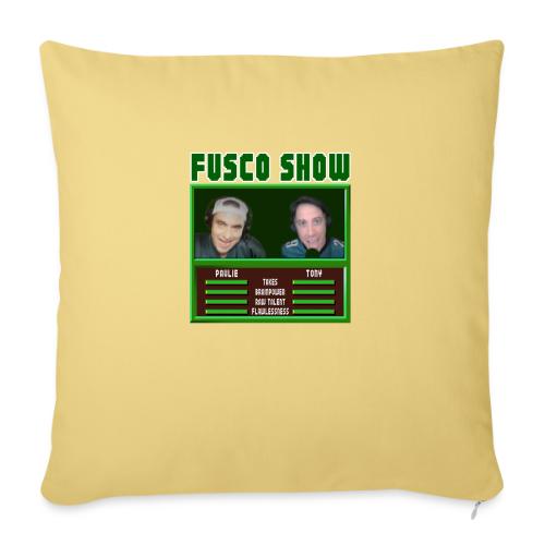 FUSCO SHOW VIDEO GAME - Throw Pillow Cover 17.5” x 17.5”