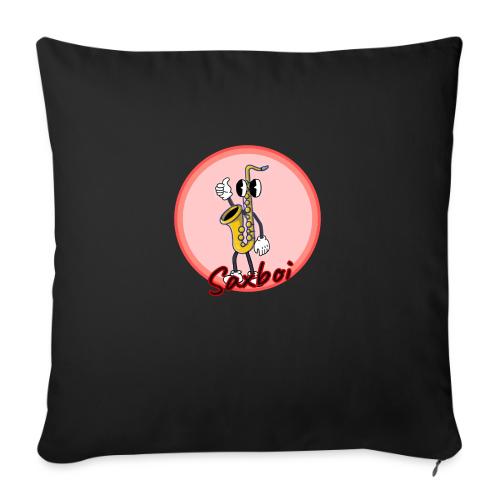 Sax boi design - Throw Pillow Cover 17.5” x 17.5”