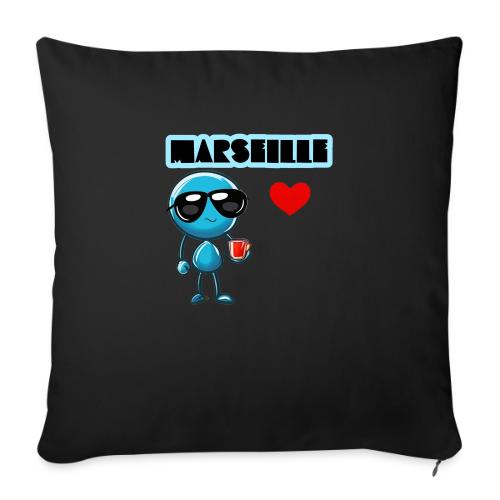 Smoon City_Marseille - Throw Pillow Cover 17.5” x 17.5”
