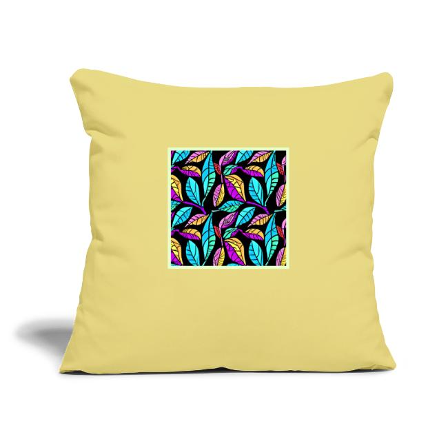 Stained Glass Leaves Design