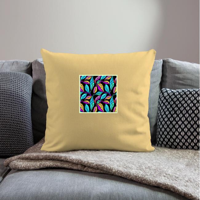 Stained Glass Leaves Design