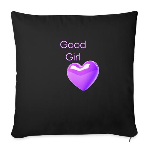 Smoon City_Good Girl - Throw Pillow Cover 17.5” x 17.5”