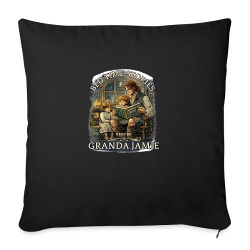 Bed Time Stories - Throw Pillow Cover 17.5” x 17.5”