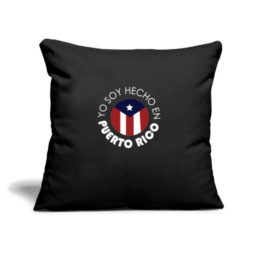 Made in Puerto Rico WH Women's T-Shirts - Throw Pillow Cover 17.5” x 17.5”