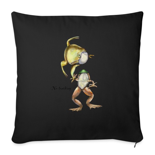 Two frogs - Throw Pillow Cover 17.5” x 17.5”