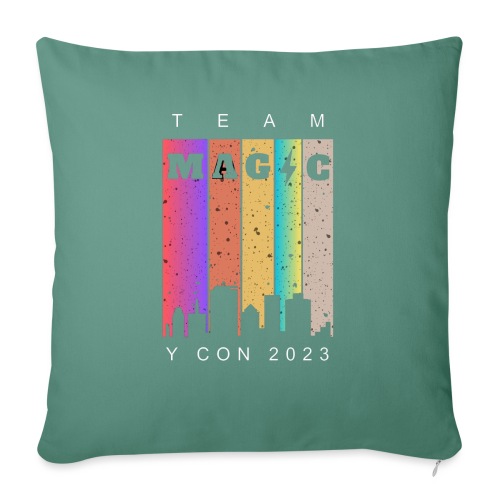 Team Magic Y Con 2023 - Throw Pillow Cover 17.5” x 17.5”