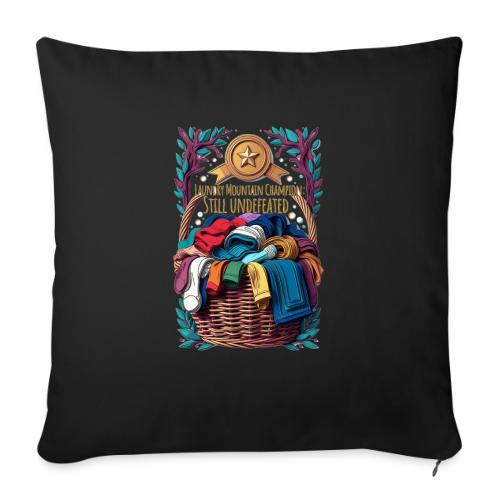 Laundry Mountain Champion Tee | Still Undefeated - Throw Pillow Cover 17.5” x 17.5”