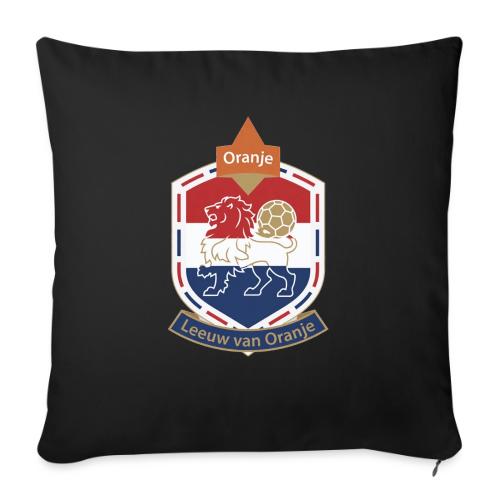 Netherlands Lion Crest T-Shirt, Dutch Badge Gift - Throw Pillow Cover 17.5” x 17.5”