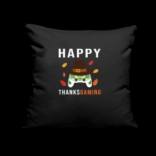 Happy ThanksGaming Pilgrim - Throw Pillow Cover 17.5” x 17.5”