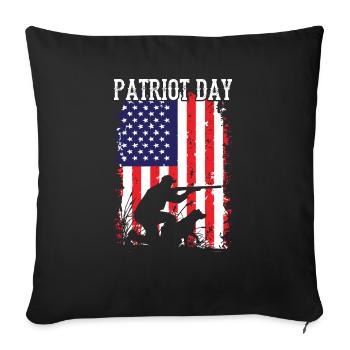 Journée des patriotes - Housse de coussin décorative - noir - Devant