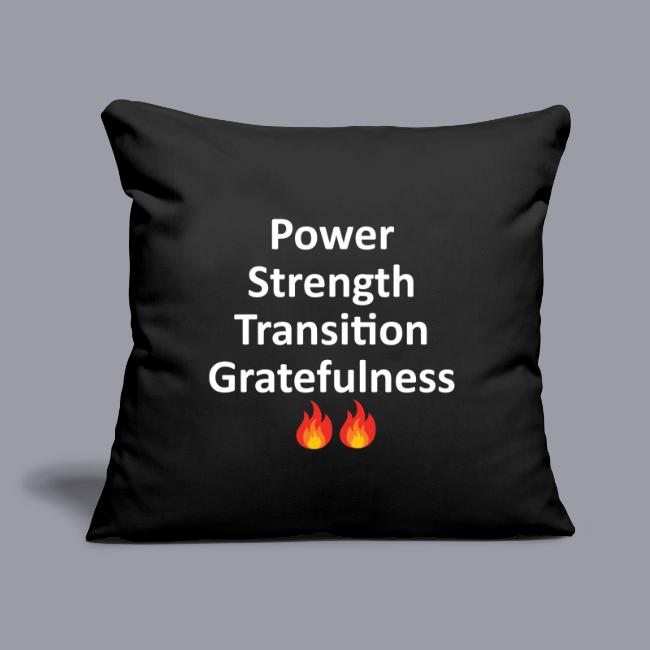 POWER STRENGTH TRANSITION GRATEFULNESS - WHITE