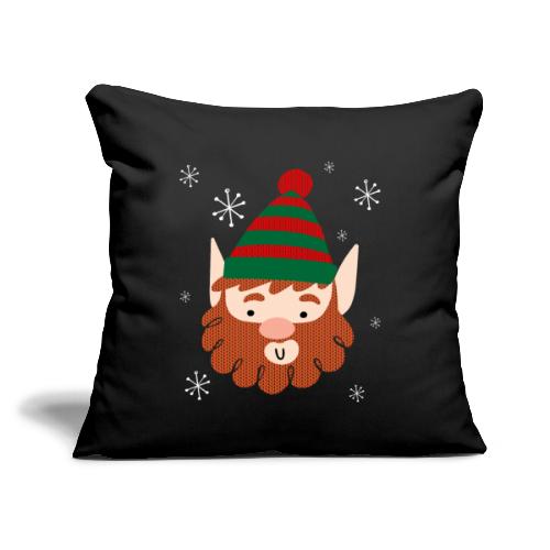 Cool Santas Elf - Throw Pillow Cover 17.5” x 17.5”
