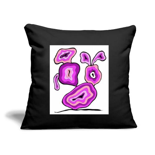 Opuncie fialka - Throw Pillow Cover 17.5” x 17.5”