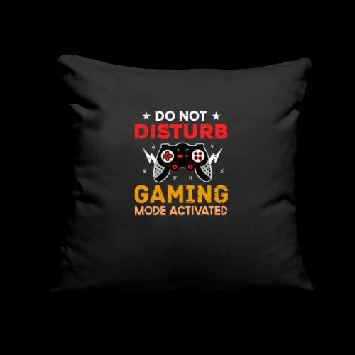 Do Not Disturb: Gaming Mode Activated - Throw Pillow Cover 17.5” x 17.5”