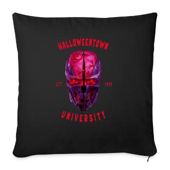 Halloween, Halloweentown Shirt - Throw Pillow Cover 17.5” x 17.5” - black - Front