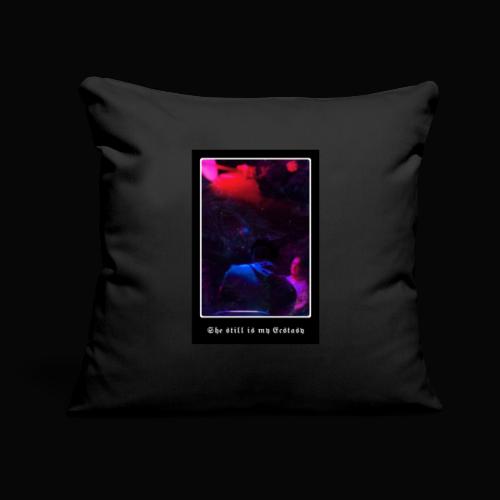 𝔖𝔥𝔢 𝔰𝔱𝔦𝔩𝔩 𝔦𝔰 𝔪𝔶 𝔈𝔠𝔰𝔱𝔞𝔰𝔶 - Throw Pillow Cover 17.5” x 17.5”