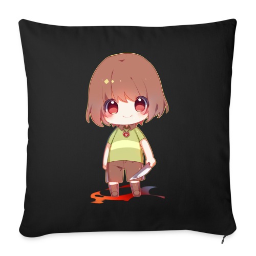 chara - Throw Pillow Cover 17.5” x 17.5”