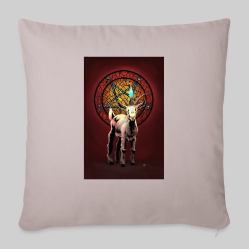 Baby Baphomet - Throw Pillow Cover 17.5” x 17.5”