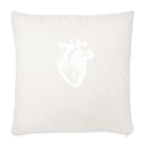 Heart - Throw Pillow Cover 17.5” x 17.5”