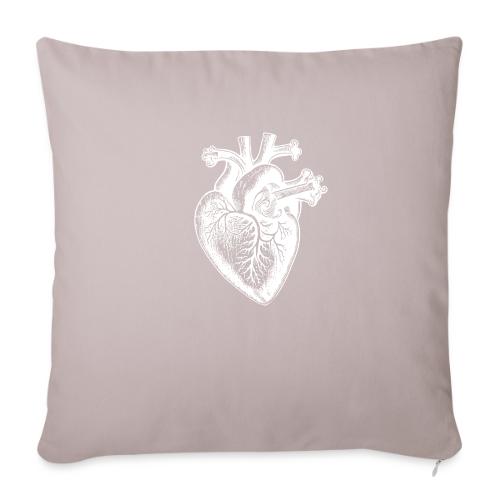 Heart - Throw Pillow Cover 17.5” x 17.5”