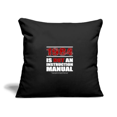 1984 - Throw Pillow Cover 17.5” x 17.5”
