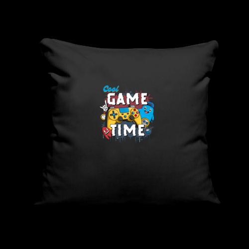 Cool Game Time Fun - Throw Pillow Cover 17.5” x 17.5”