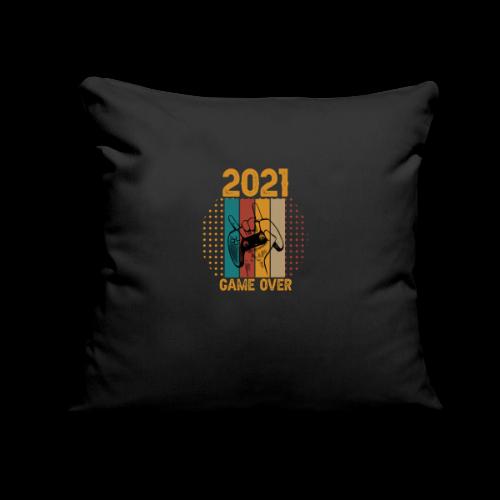 2021 Game Over Hand Controller - Throw Pillow Cover 17.5” x 17.5”