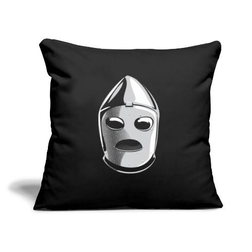 Rocketman Metal Head - Throw Pillow Cover 17.5” x 17.5”