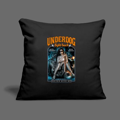 underdog fight back #2 - Throw Pillow Cover 17.5” x 17.5”