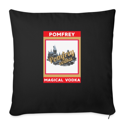 Pomfrey Vodka - Throw Pillow Cover 17.5” x 17.5”
