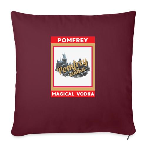 Pomfrey Vodka - Throw Pillow Cover 17.5” x 17.5”