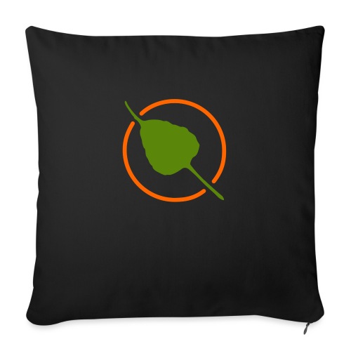 Bodhi Leaf - Throw Pillow Cover 17.5” x 17.5”