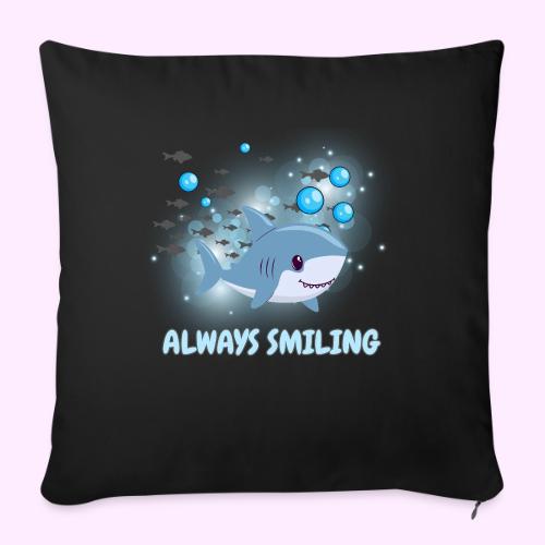 Always Smiling - Throw Pillow Cover 17.5” x 17.5”