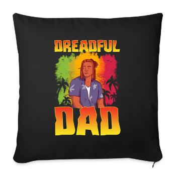 Rastafari Rastafarian Rasta - Housse de coussin décorative - noir - Devant