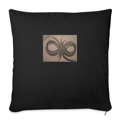 Infinity - Throw Pillow Cover 17.5” x 17.5”
