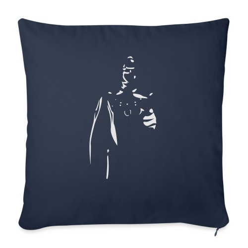 Rubber Man Wants You! - Throw Pillow Cover 17.5” x 17.5”