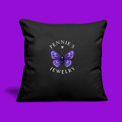 Pennie's Jewelry - Throw Pillow Cover 17.5” x 17.5”
