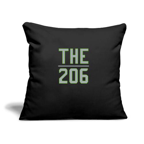 THE | 206 - Fan Style Sportswear - Washington Edit - Throw Pillow Cover 17.5” x 17.5”